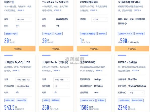 ucloud代金券