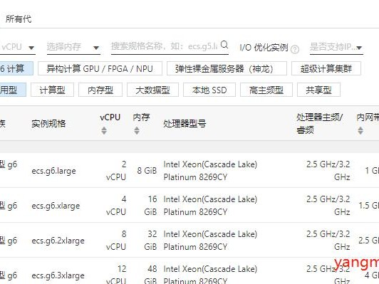 购买配置选择