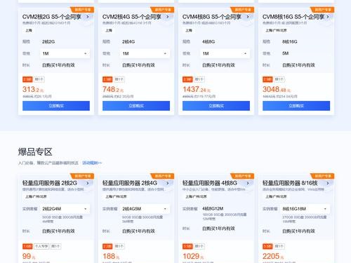 租用配置需求调研