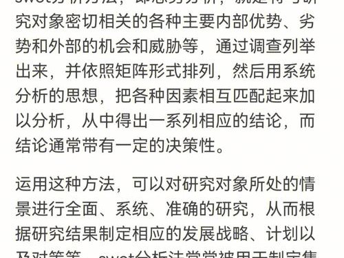的swot分析