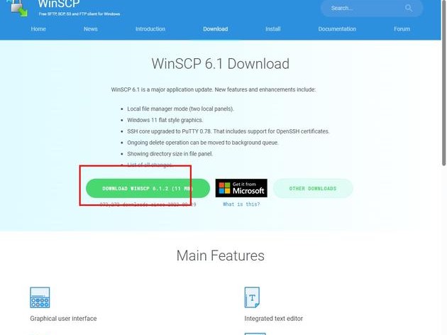 关于winscp访问阿里的信息