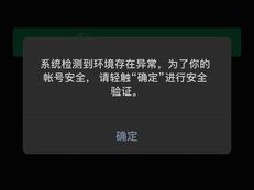 登录环境异常