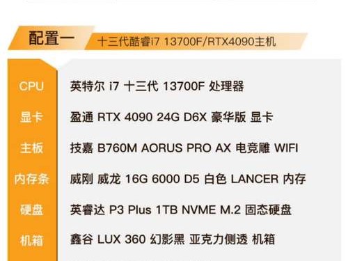 做电脑配置