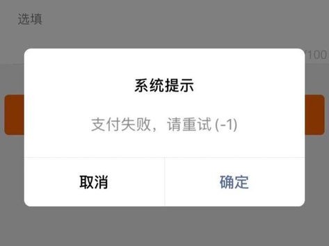 华为付款失败