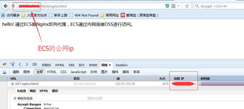 处理访问ECS服务器网站提示的方法（ecs内网访问oss）