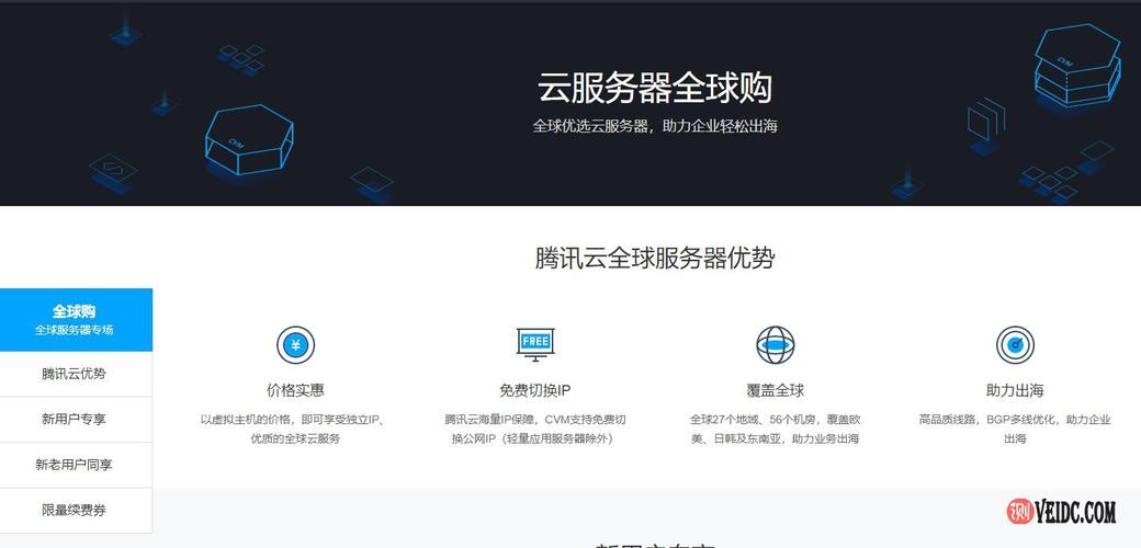 腾讯云平台全球服务器