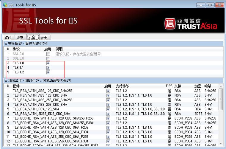 windows Service 2008R2 开启tls1.2的代码怎么编写（启用tls1.2）