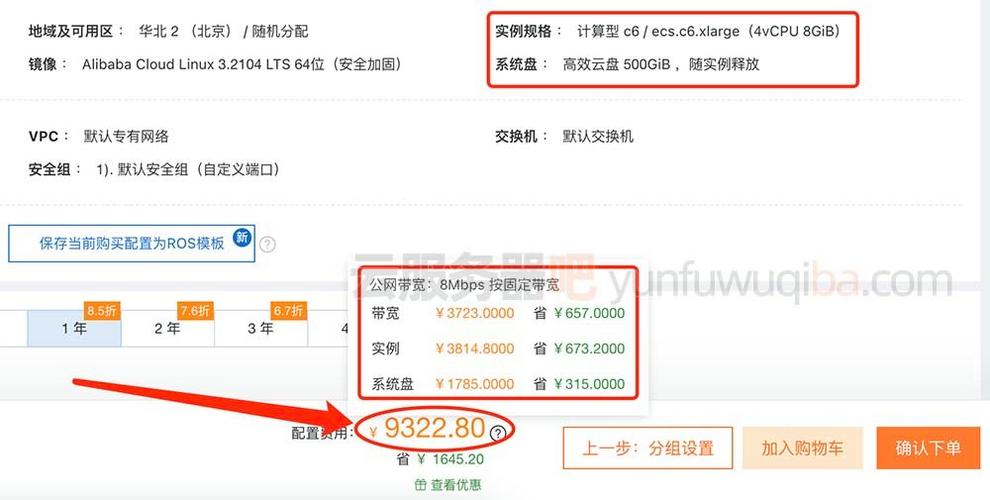 关于阿里云服务器升级硬盘报价的信息