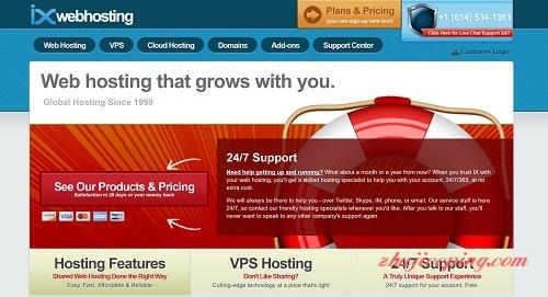 美国主机商IXWebHosting推出中文网站（美国主机网站推荐）