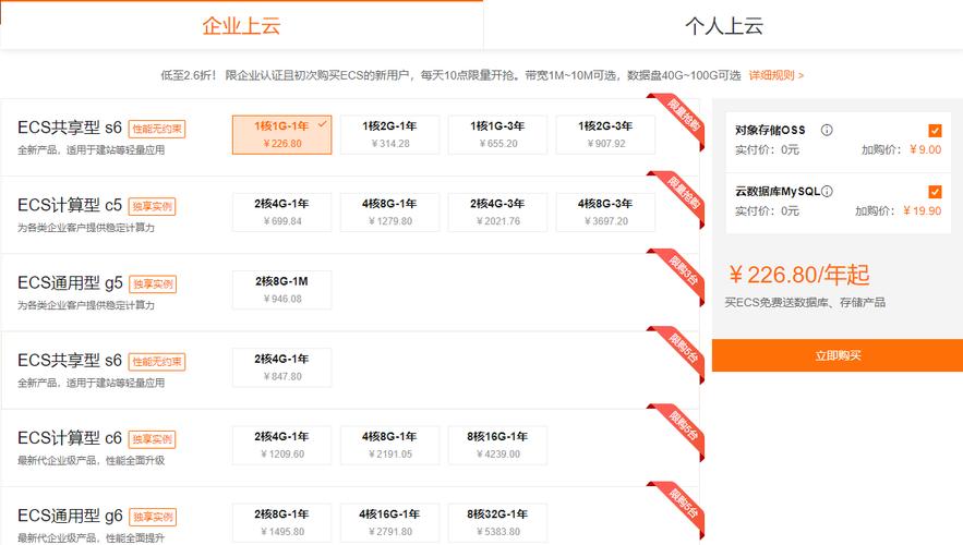 阿里云服务器团购价格