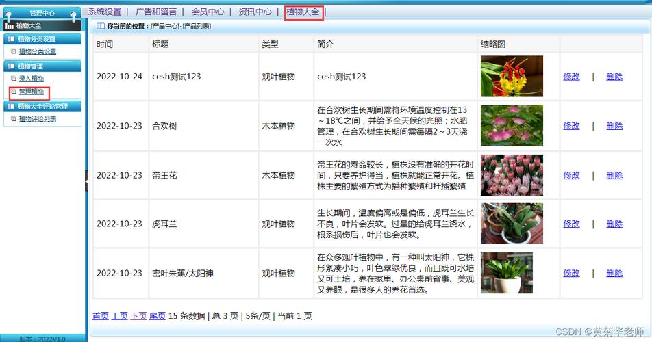 基于Springboot植物大全和百度AI植物智能识别系统设计与实现 开题报告参考
