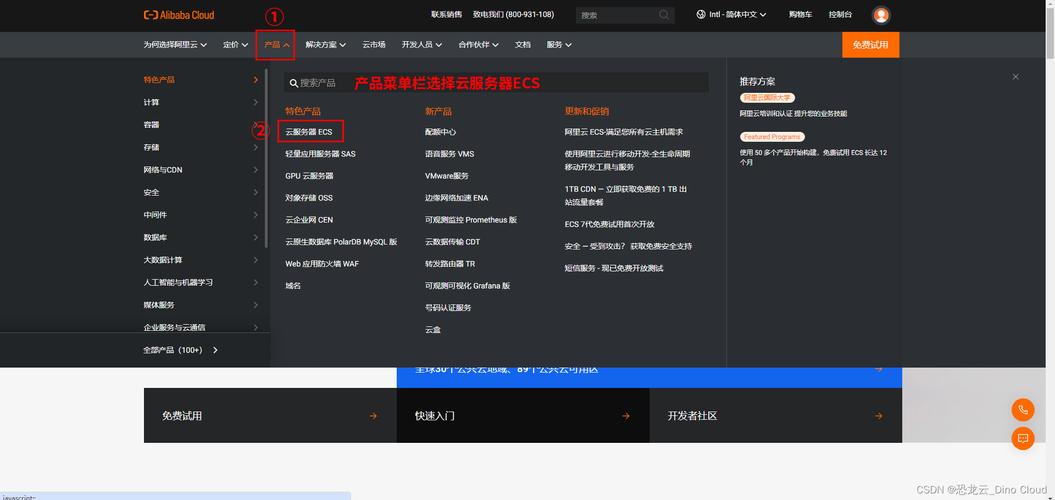 官方云服务器购买流程