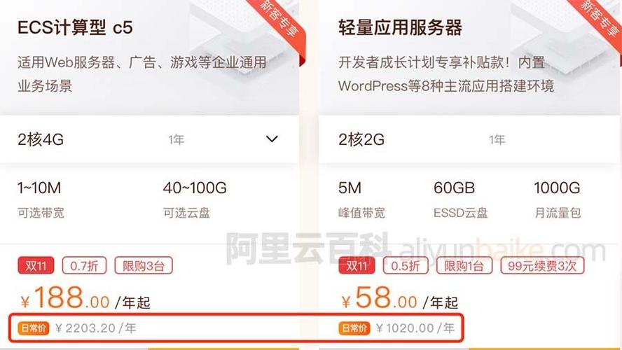 阿里云服务器续费很贵