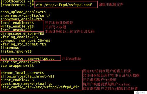 云服务器centos搭建ftp