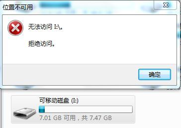 u盘为什么被拒绝访问?