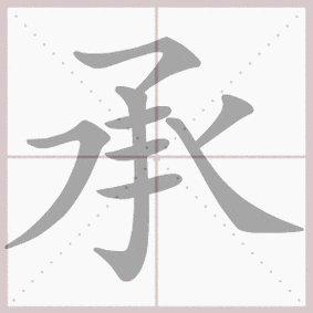 承的五笔怎么打?
