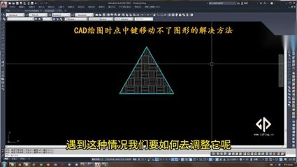 为什么cad不能移动?