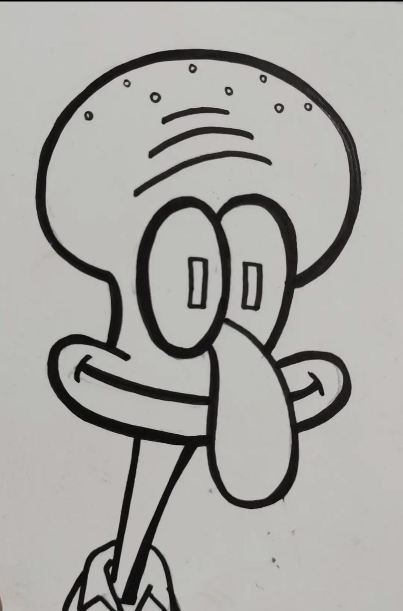 章鱼哥怎么画?