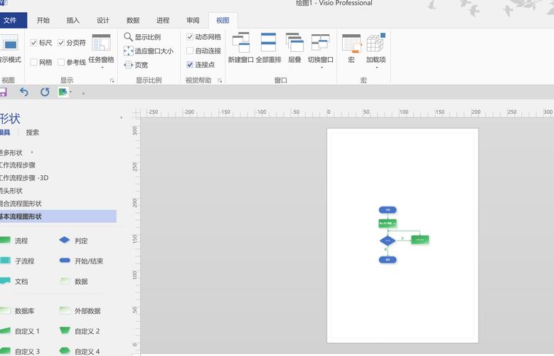visio流程图怎么画?
